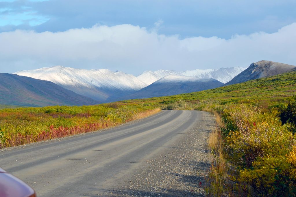 Road leading to central Beringia